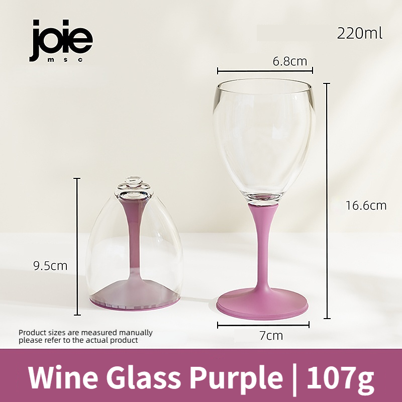 Joie Portable Wine Glass Goblet Collapsible Unbreakable PCTG Cocktail Champagne Wine Glass For For Party Barware Outdoor Picnic: WHITE