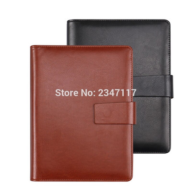 Leather Surface A5 Notebook Manager Program Free Postage Efficiency Manual Sheet Loose Leaf Mutifunction Business Book