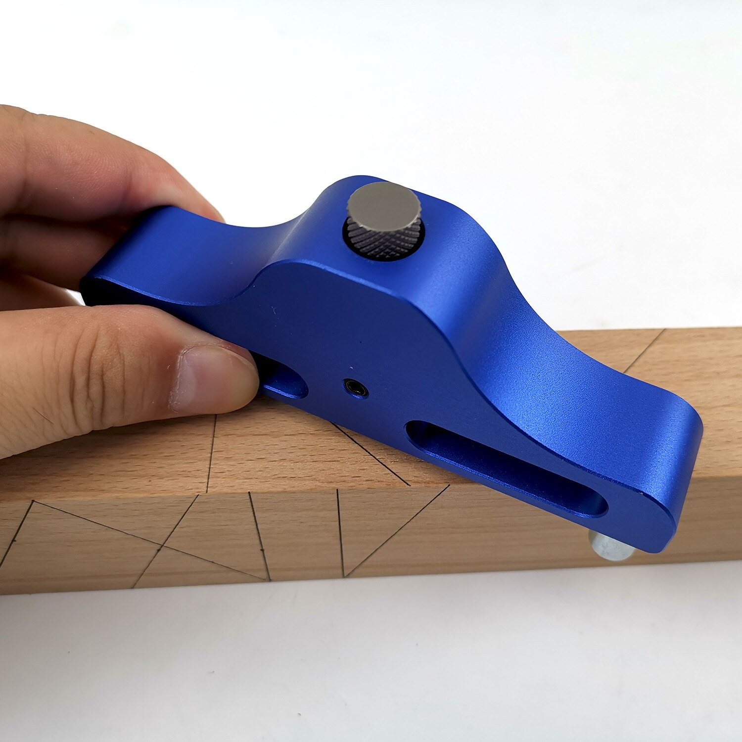 Mini 95mm Center Finder Line Scriber Center Marking Gauge Aluminum Alloy Center Scribe Marking Tool For Woodworking