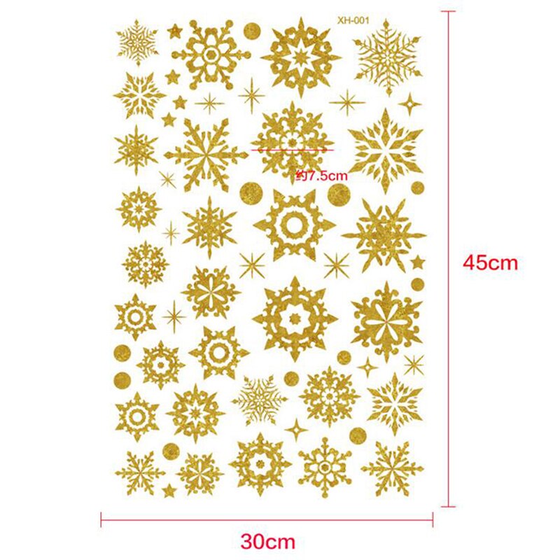 Muurstickers sneeuwvlokken, raamstickers, decoratieve muurstickers, babykamer, doe-het-zelf muurschildering voor kerstmis