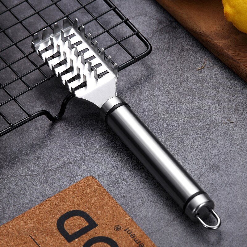 for fish cleaning cleaner fishing stainless steel Fish scaler remover skin clean knife chef Kitchen accessories gadgets tools