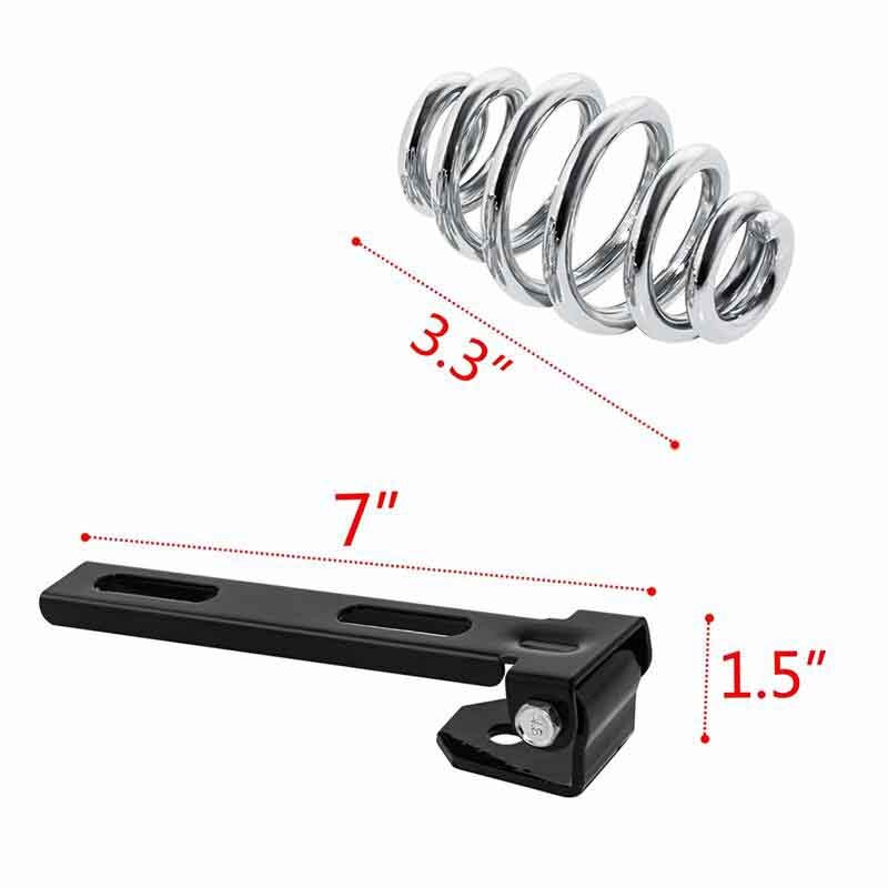 Leather Bobber Solo Seat Spring Mounting Bracket Kit for Sportster XL 1200 883 48 Chopper Bobber Seats