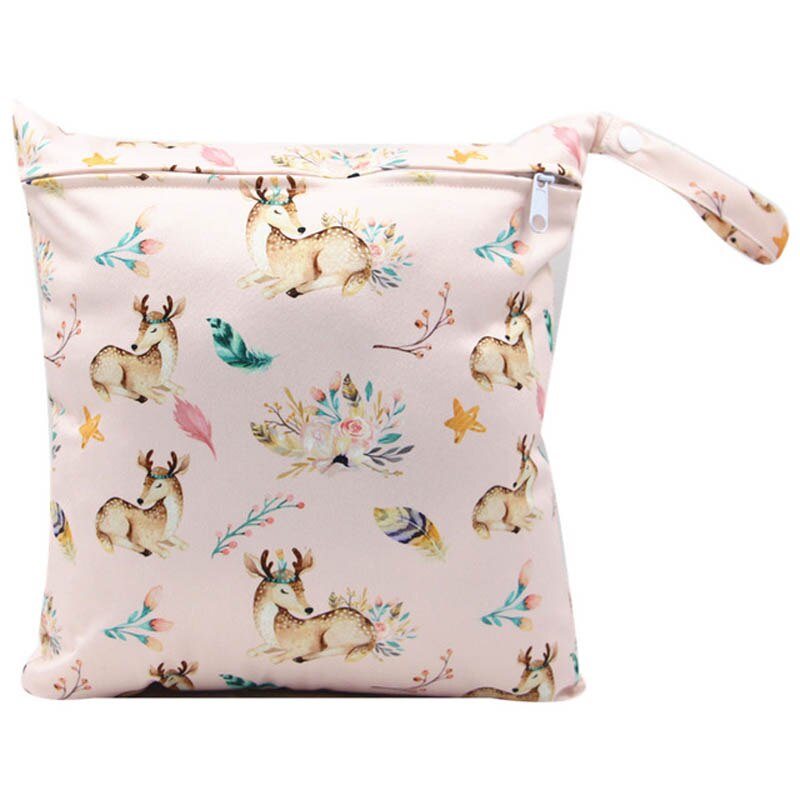 Baby Windel Tasche Reißverschluss Multifunktionale Lagerung Tasche Gedruckt Wasserdicht Nass Trockenen Windel Reißverschluss Handtasche Kinderwagen Zubehör Atmungsaktiv: 123