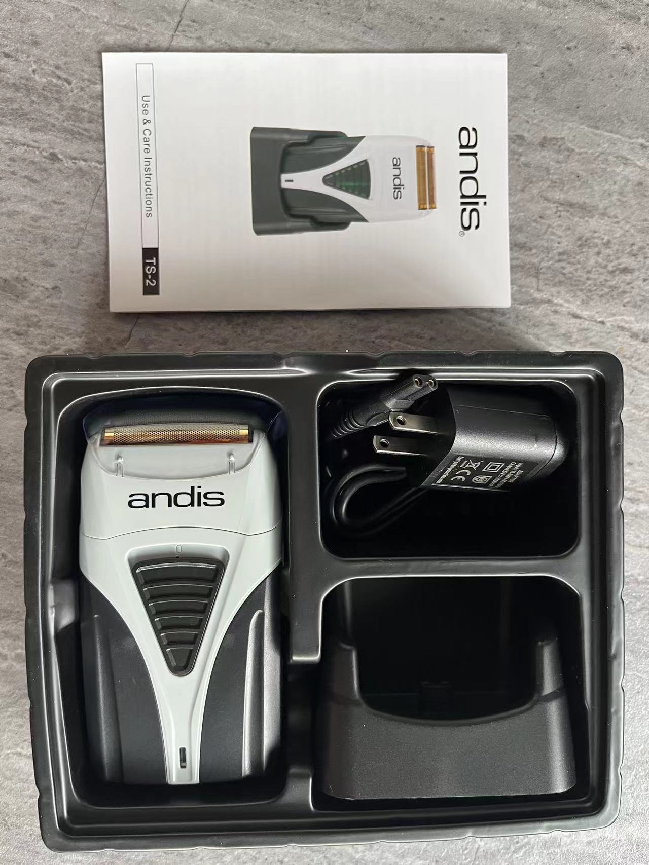 Original amerikansk andis profoil lithium plus 17205 barber hårrengöringsrakapparat för män rakkniv hårklippare tillbehör: Guld-