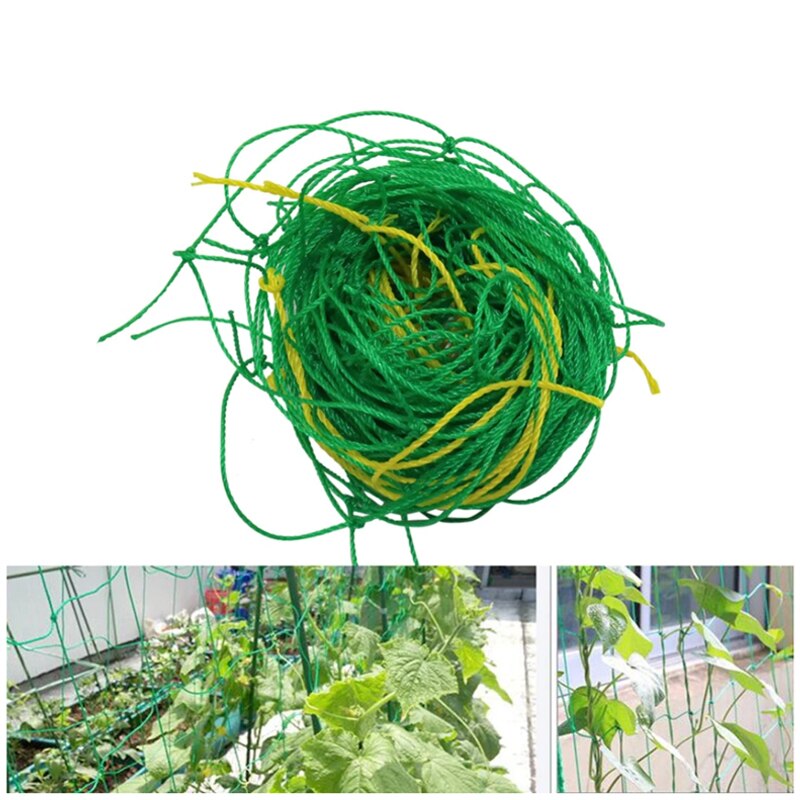 Puutarha vihreä nylon ristikko verkko tuki kiipeily pavut kasvit verkot kasvihuone viiniköynnös vihannekset verkko kasvaa aita maataloustyökalut