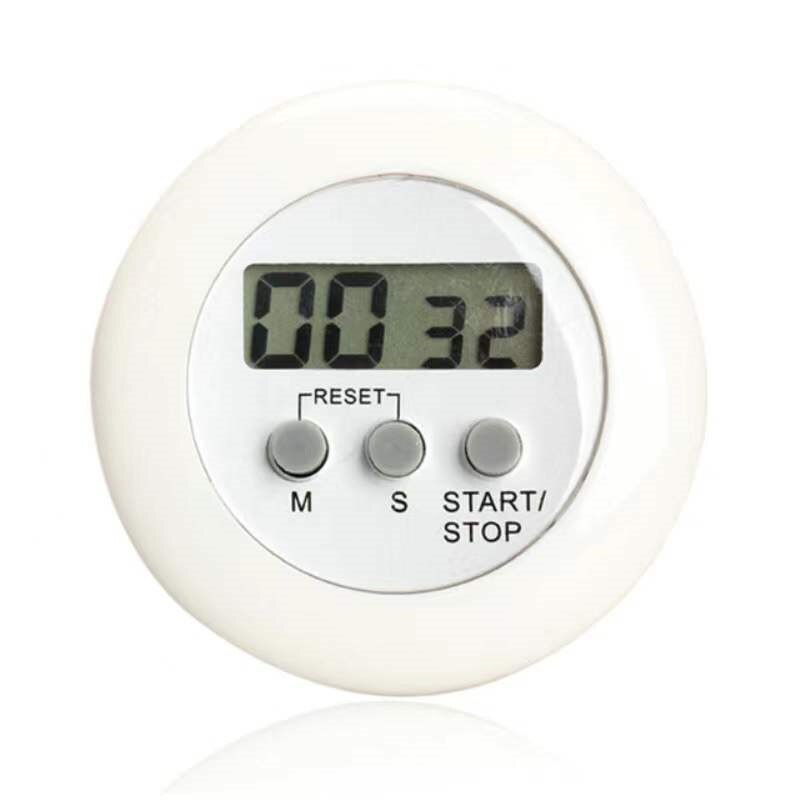 Five kinds of color Circular LCD digital kitchen countdown timer Cooking counter Reverse timer alarm clock magnetic