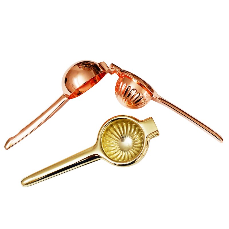 Manual Lemon Squeezer / Citrus Juicer, manual squeezer ，Stainless steel/ Copper/Gold Plated Bar Tools Kitchen Accessories