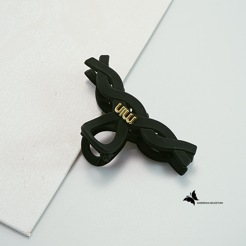 Clip de agarre negro mate en la parte posterior de la cabeza del estudiante, clip de tiburón grande estilo universitario, accesorio para el cabello de alto valor: Azul cielo