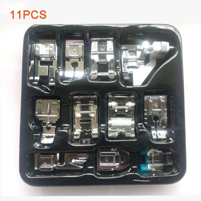 11/32/ 62pcs Household Sewing Machines Feet Kit Presser Foot For Brother Singer Janome Sewing Machine Spare Parts: 11PCS
