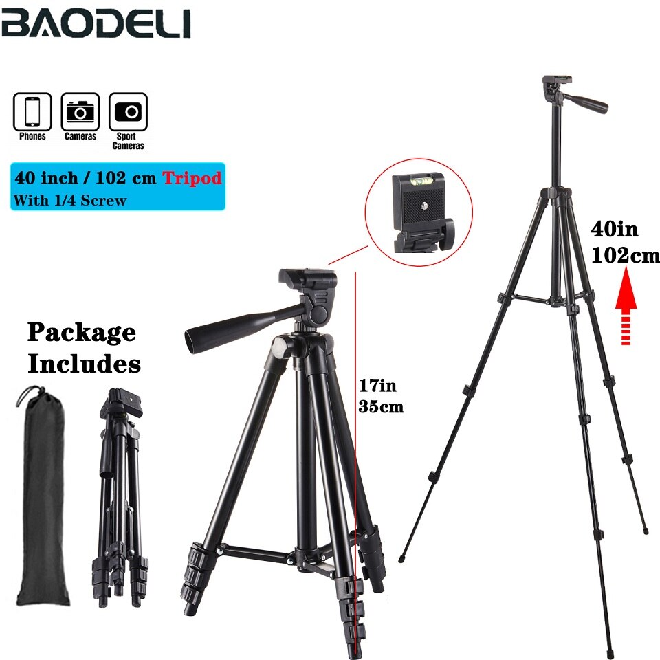 Photographic Lighting Stand Fill Light Stand Adjustable Tripod Suit For Ring Light With 1/4 Screw Ring Lamp Softbox Ringlight: 102CM BK