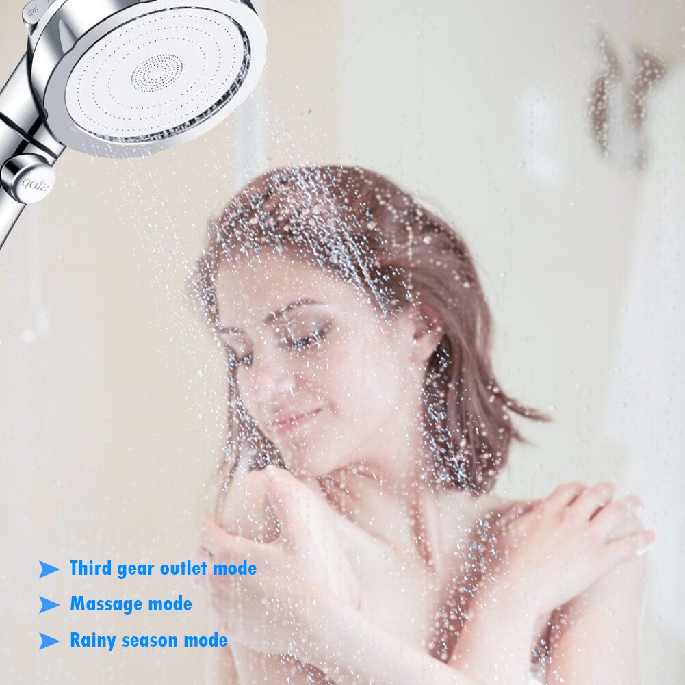 Adjustable Rain Shower Head Handheld Set Anion High Pressure Bathroom Rainfall Gadgets Water Saving Showerhead