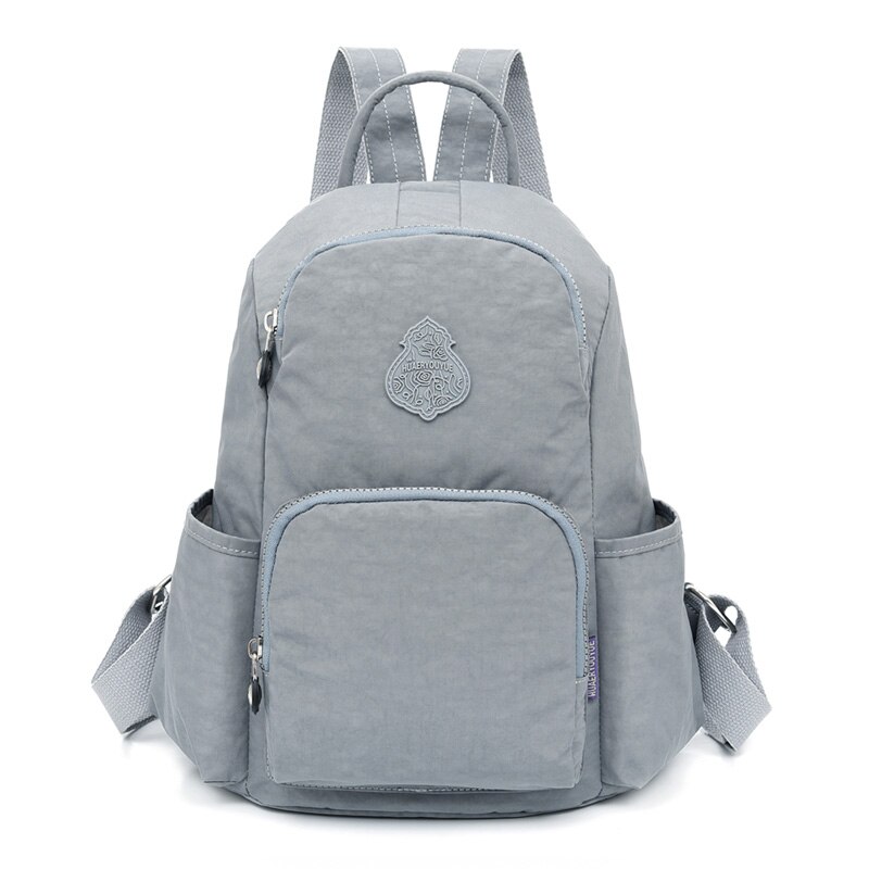 Vrouwen Rugzakken Nylon Rugzak Vrouwelijke Schooltas Sac A Dos Schoudertas Mochila Feminina School Rugzakken Voor Tieners: SmokeGray