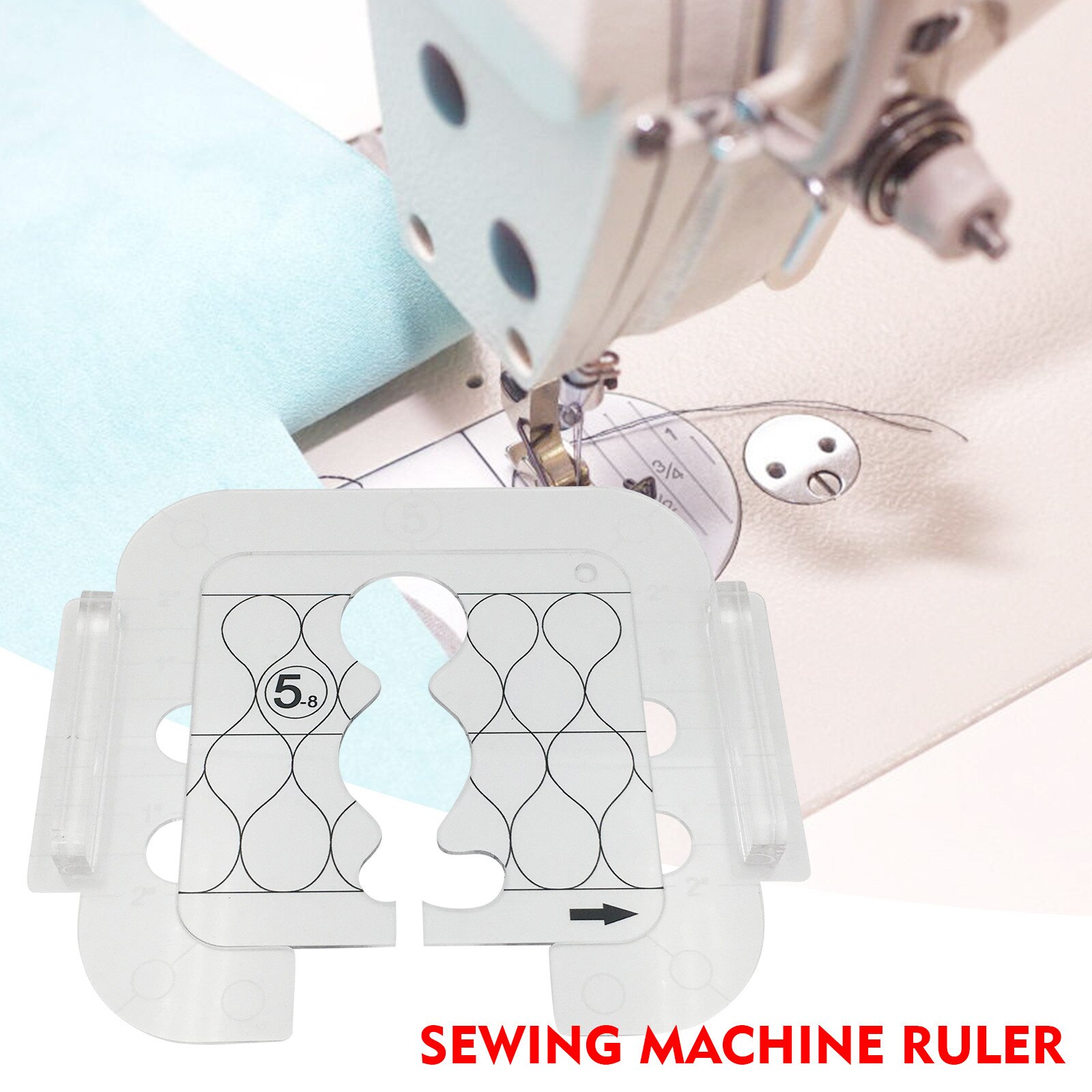 25# Free Motion Quilting Template Series With Quilting Frame For Domestic Sewing Machine Ruler Household Sewing Accessory
