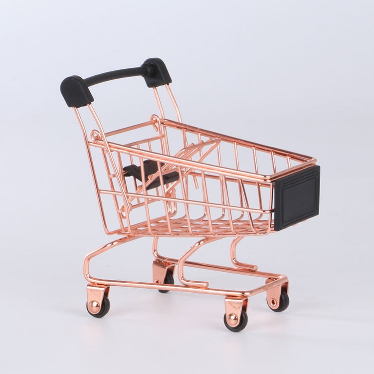 Baby Kids Simulation Mini Shopping Cart Toys Supermarket Folding Trolley Handcart Funny Kids Toys Storage Basket 12*8.5*11cm