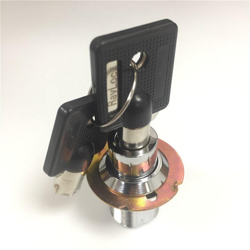 M19 lock housing zinc alloy cylinder cabinet door security push lock with tubular key