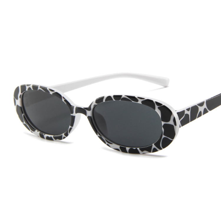 Kvinder ovale solbriller solbriller kvinder vintage briller kvindelige gennemsigtige linser dame  uv400: Køernes farve
