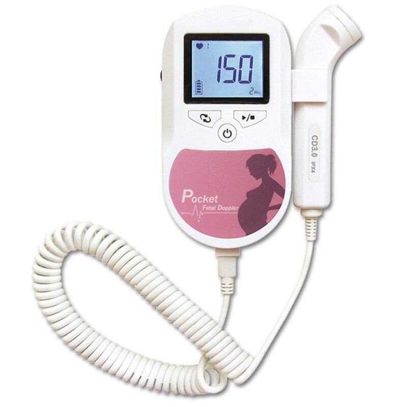 Contec Prenatale Foetale Doppler Moederschap Baby Hart Ultrasound Monitor 3Mhz Probe Thuiszorg Draagbare