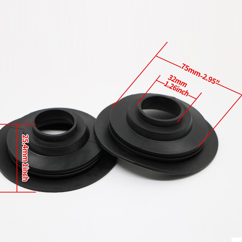2 stuks Auto LED Koplamp Stofkap Rubber Waterdicht Stofdicht Afdichting Autolichten Koplamp Cover Cap Automobiles motorfietsen