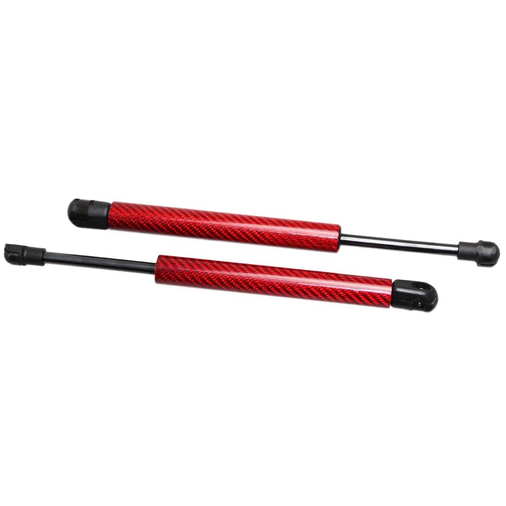 for PORSCHE 911 Targa (991) - Gas Charged Rear Engine Lid carbon fiber Gas Spring Struts Prop Lift Support Damper 168mm: red carbon fiber