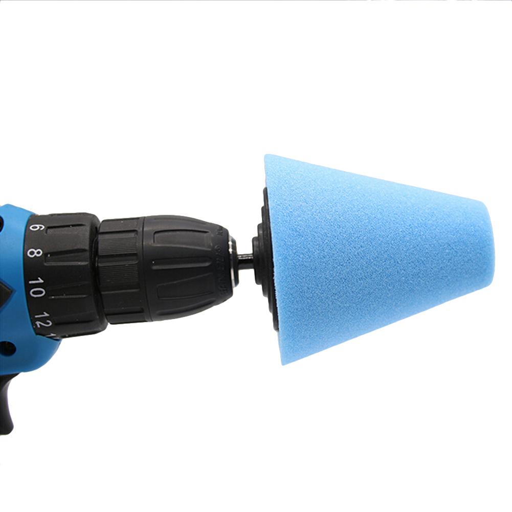 Polerowanie gąbek Podkładka czyszczenie opon samochodowych apodyktyczny kół szlifierka w kształcie stożka piasty kół stalowy pierścień polerka