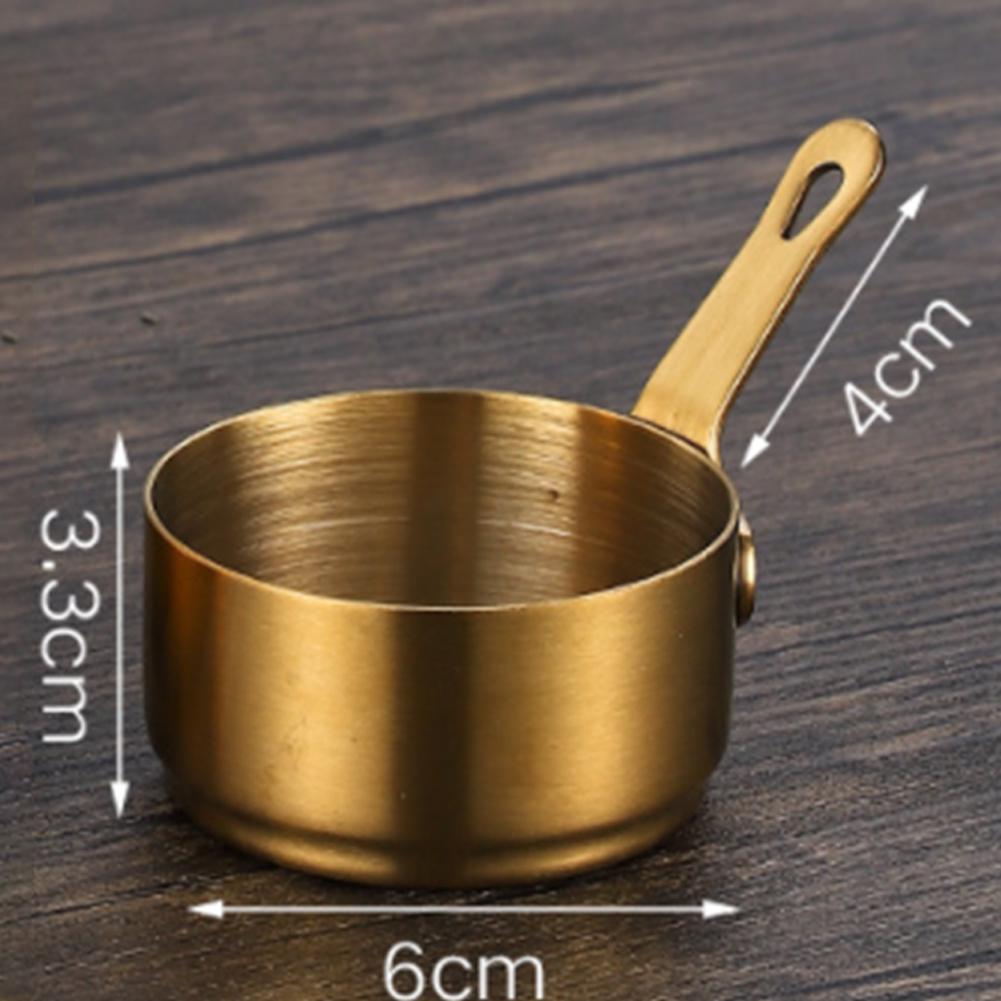 Roestvrijstalen melkpot Steelpan Anti-aanbak kleine pan Minipotten met handvat voor het opwarmen van melkkokken Papnoedels: Paars