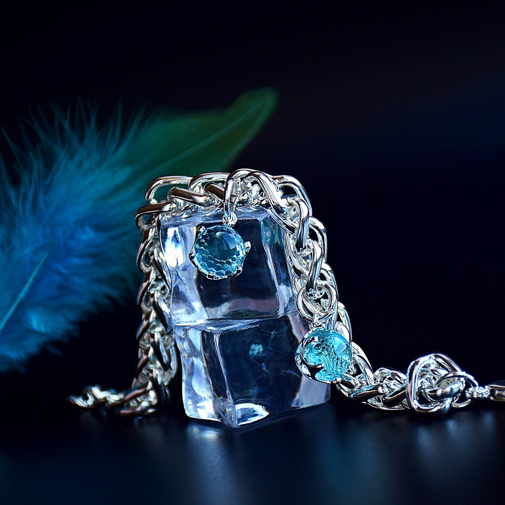 DreamCarnival1989 Neue Kommen Armbinde für Frauen Sonder schneiden CZ Himmel Blau Farbe Stein Elegante Schmuck WB1238