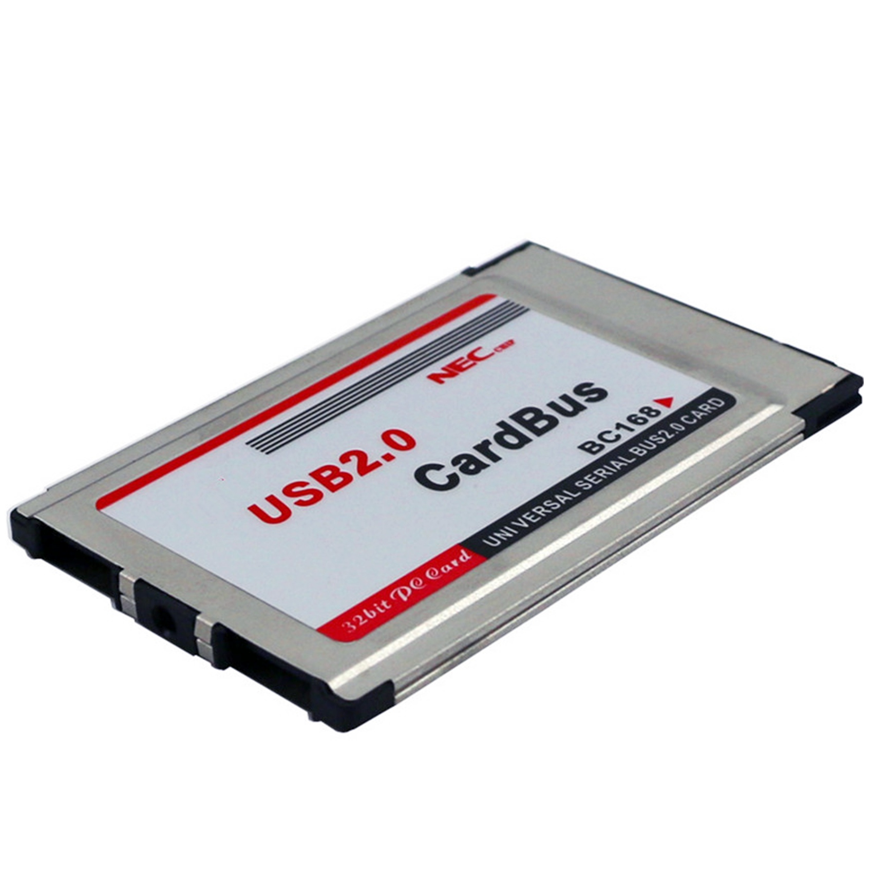 Pcmcia naar usb 2.0 cardbus dual 2- poorts 480m- kaartadapter voor laptop pc computer