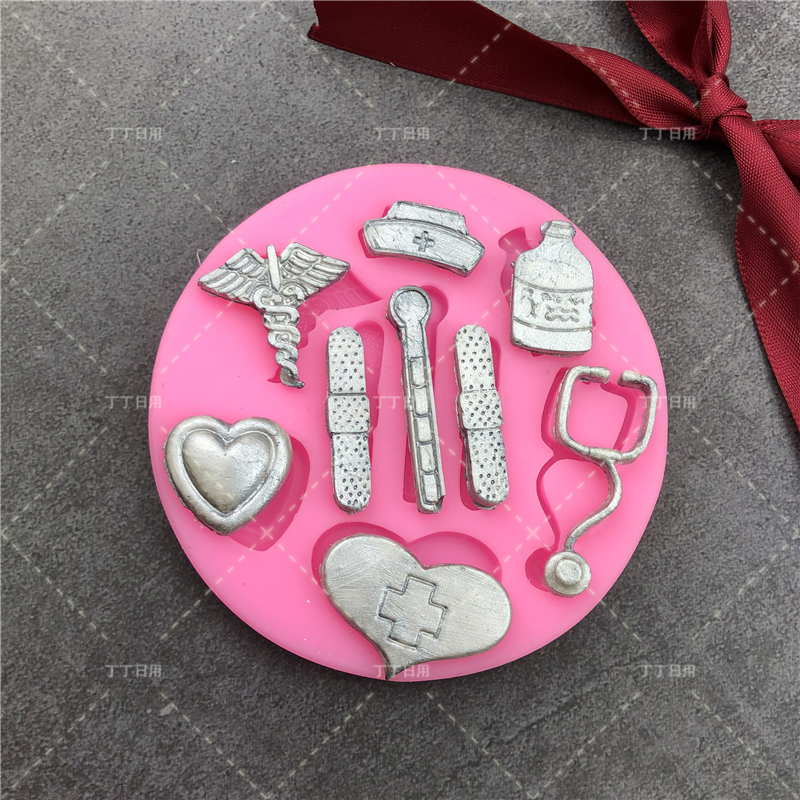 Hospital værktøj blød silikone form cupcake slik chokolade kage fondant forme dekoration bage værktøj diy ler harpiks kunst tilgængelig