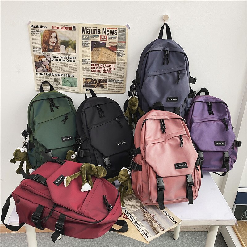 Deslumbrante roxo mulheres na moda mochila legal feminino sacos de escola faculdade livro senhora portátil mochila moda meninas estudante saco de viagem