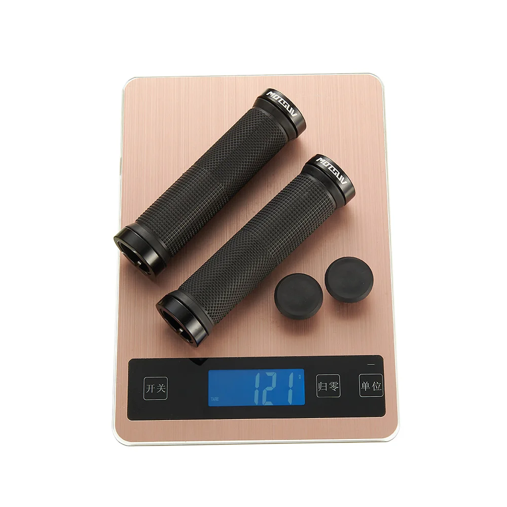 Cykelgreb mtb cykelhåndtag gummi skridsikre bilaterale lås cykling bmx håndtag cykler styrgreb