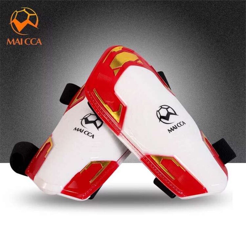 Maicca profissional caneleiras de futebol protetor de perna de futebol shin guard jogador formação luz espuma macia esportes equipamentos jogo