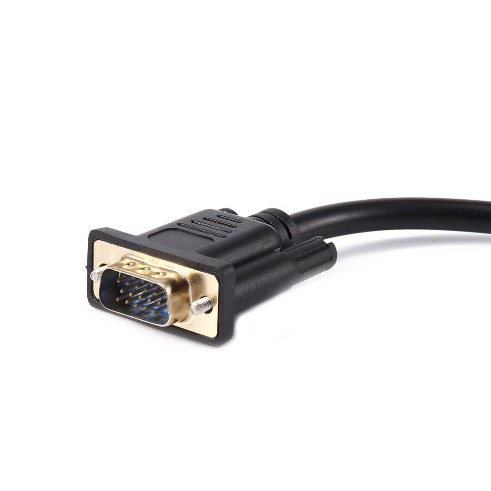 20 Cm Vga Male Naar Vrouwelijke Adapter Kabel Connector 15 Pins Verlengsnoer Voor Monitoren Projector Tv UY8