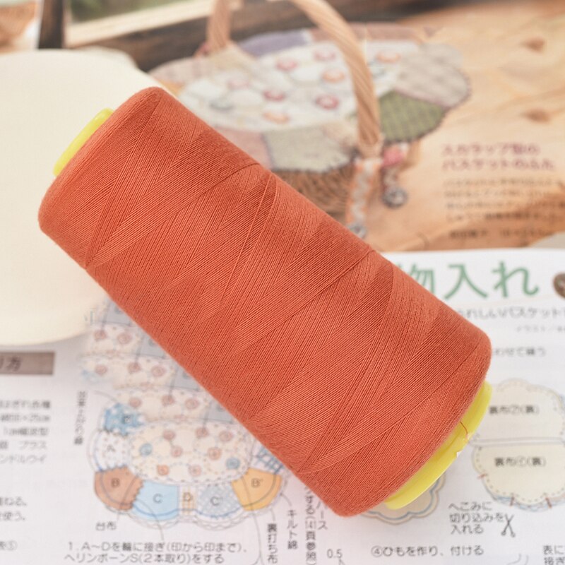 machine sewing garment sewing machine sewing accessories DIY manual 3000 yards: YELLOW