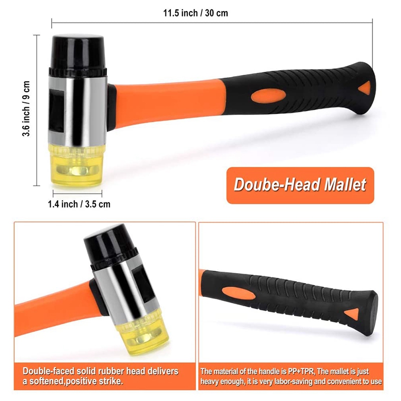 Laminaat Houten Vloeren Installatie Kit, Houten Vloeren Kit Met Pull Bar,40Pcs Spacers, en Dubbele Geconfronteerd Hamer.