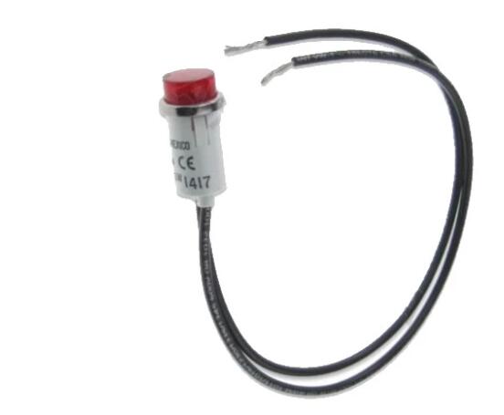 Freidora HENNY PENNY 16624, calentador de alimentos, lámpara de neón roja de 250 voltios, luz HP16624 250 V