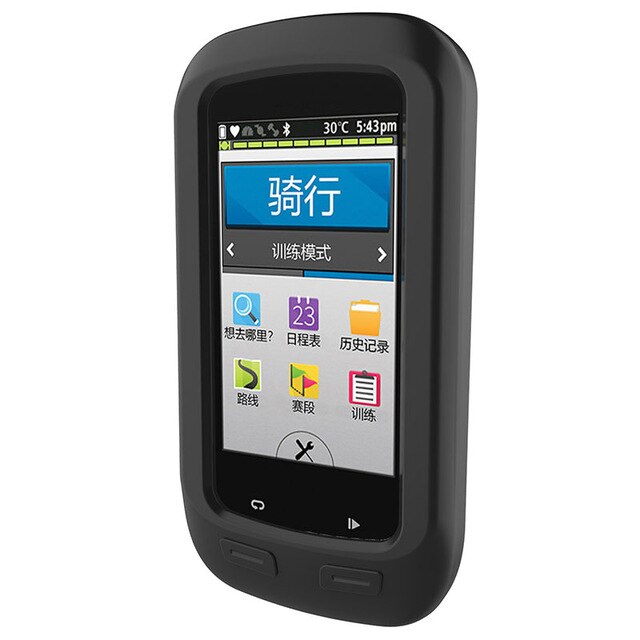 Pyöräilyyn gps garmin edge 1030 1000 suojakuori silikoni kumikotelo pyörä polkupyörä tietokoneen reuna 1030 1000 kotelo: Reuna 1000 musta