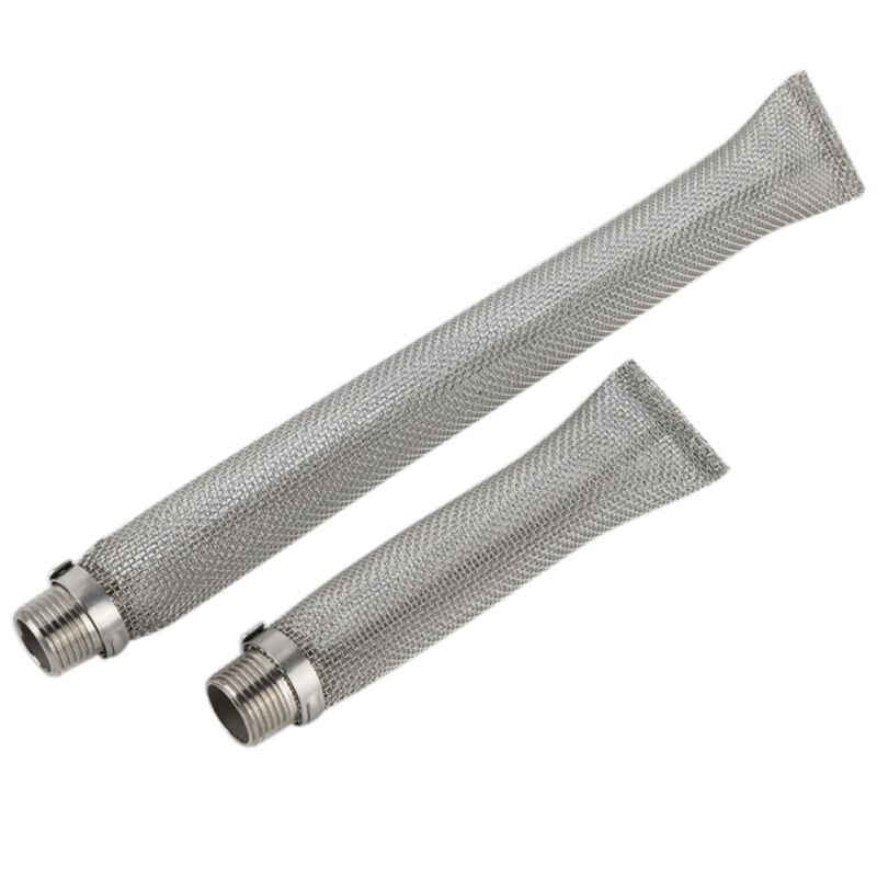 Filtro de cerveja de aço inoxidável chaleira bazooka tela reutilizável multifunction malha filtro fio vinho tun ferramentas