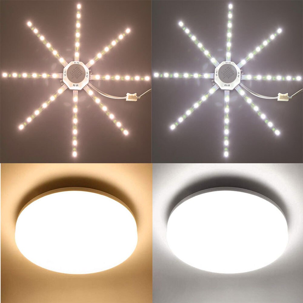 220V 12W 16W 20W 24W 48led Moderne LED Plafond Lamp voor Thuis Beedroom Woonkamer lichten Indoor Dagelijkse Verlichting Spaarlamp