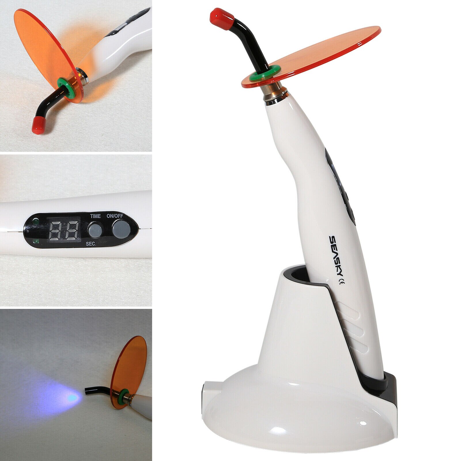 Tandheelkundige Led 5W Curing Light Cure Lamp1400mW/Cm ² Vier Werkingsmodi LED-B Draadloze Draadloze Composiet Hars Specht Stijl