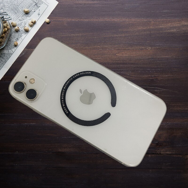 For MagSafe Magnetic Plate Ring Universal Metal Sticker Wireless Charger Sheet Magnet Car Phone Holder Plate for iPhone Samsung
