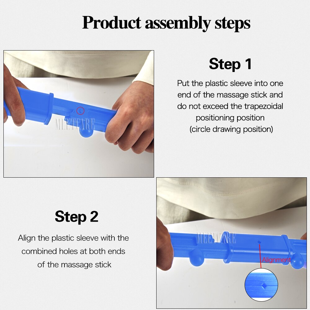 S-Shaped Trigger Point Massage Stick Theracane Body Muscle Relief Back Massage Hook Theracane Therapeutic Relaxation Pressure
