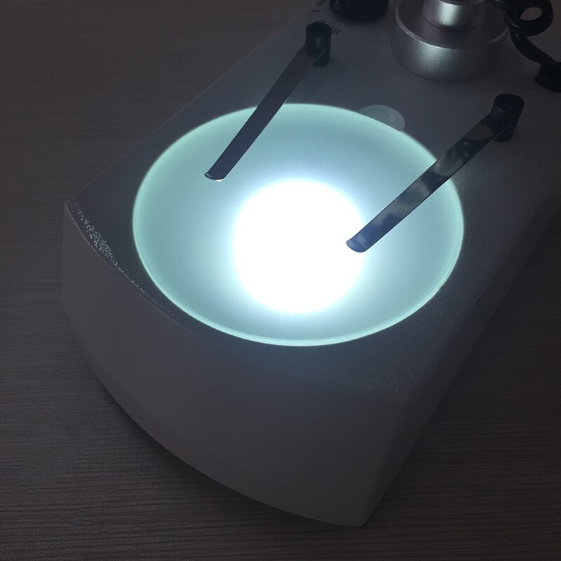 Microscopio estéreo de escenario de trabajo, tablero translúcido esmerilado, placa redonda de espécimen, diámetro de 55mm, 85mm, 90mm, 95mm, 100m