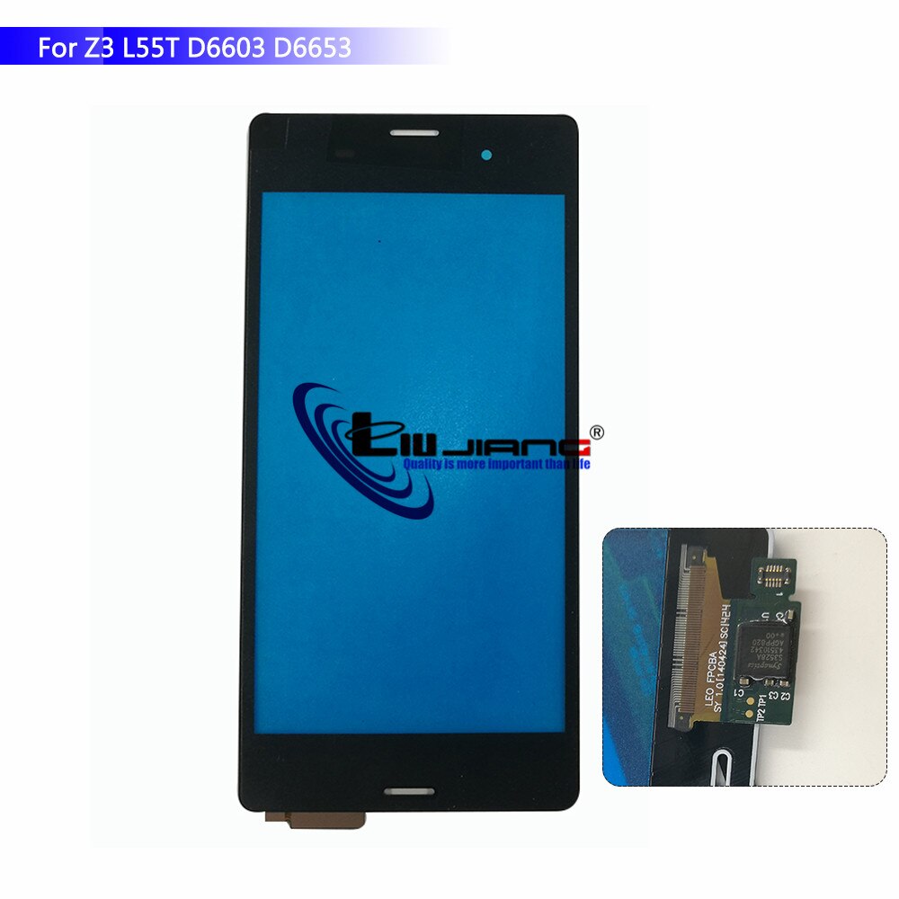 Schermo di Tocco Originale per Sony Z1 Z1Z3 Compatto Z2 Z3 Z4 Z5 Digitizer Anteriore in Vetro Del Pannello Parti di Ricambio