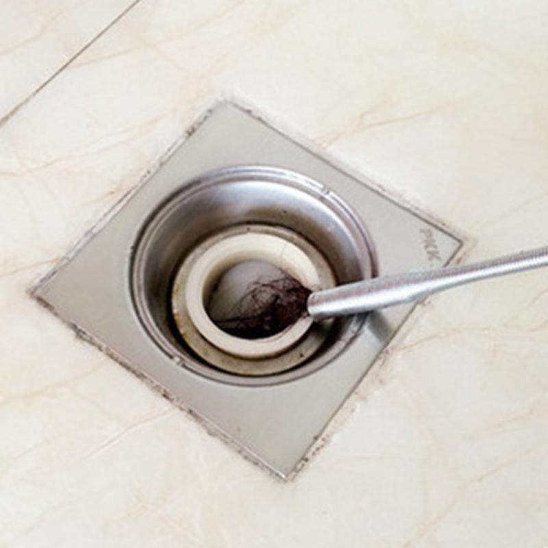 Prevent Sink Drain Clog Cleaner Water Sink Cleaner Snake Unblocker Kitchen Bath Rod Hair Remover Spring Pipe Dredging Tool