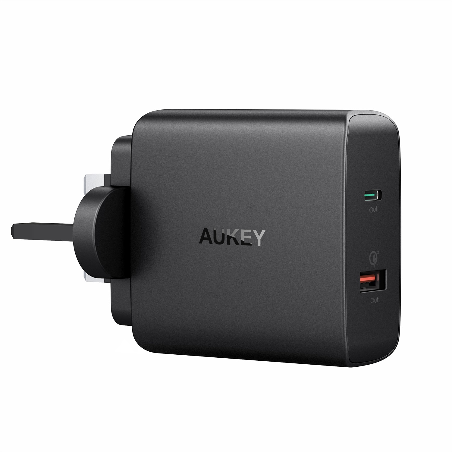 Aukey Uk Plug PA-Y11 Quick Charge 48W 3.0 Mobiele Telefoon Oplader Snel Opladen Usb Lader Voor Telefoon Mobiele usb Adapter