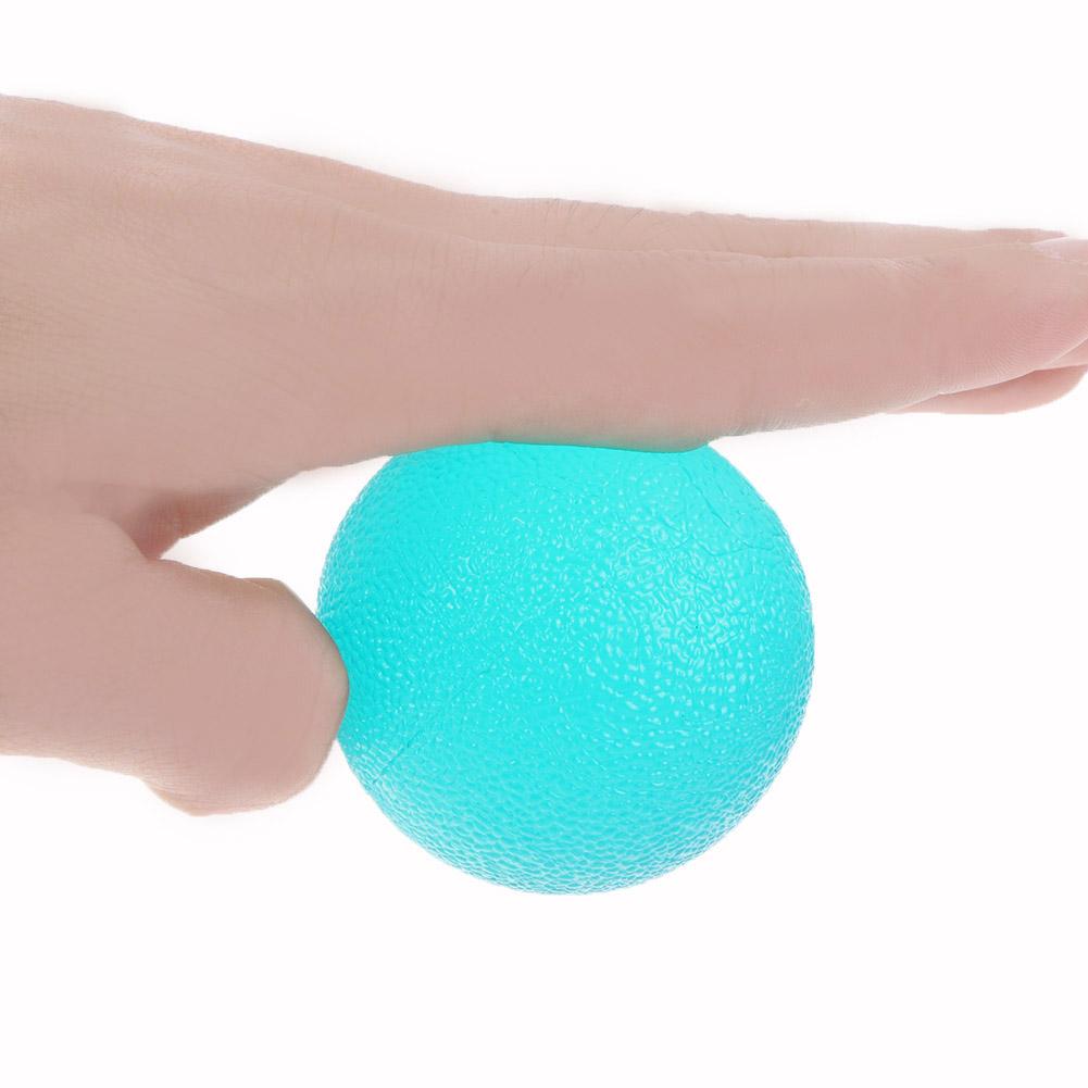 Pelota de silicona para terapia de masaje, agarre de mano de fuerza, Potencia muscular, tren de gelatina, Fitness, ejercitador de dedos