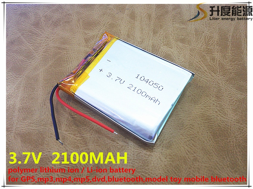 5 pcs 3,7 V lithium polymeer batterij 104050 2100 MAH Tablet PC navigatie mobiele power GIY