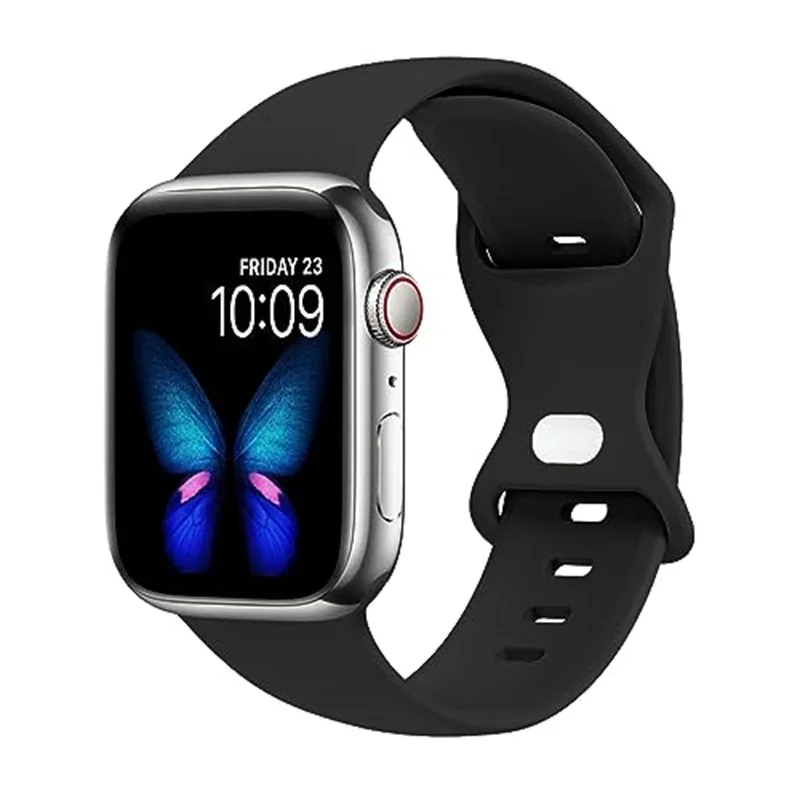 Sportarmband för apple watch-band 44mm 45mm 41mm ultra 2 49mm 40 38/42mm 46mm silikonarmband iwatch-serien 10 7 9 8 6 5 4 3 se