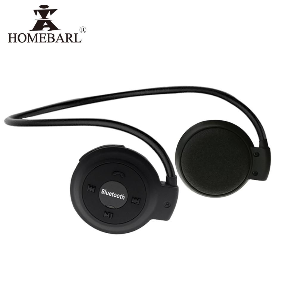 HOMEBARL 3D Mini 503 Mini503 Bluetooth 4.2 FM Headset Sport Wireless Headphones Music Stereo Earphones + 8GB 16GB Micro SD Card