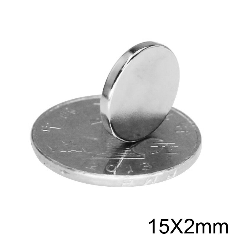 10/20/50/100Pcs 15X2 Sterke Magneten 15Mm X 2Mm Permanente Kleine ronde Magneet 15X2Mm Dunne Neodymium Magneet Magnetische 15*2